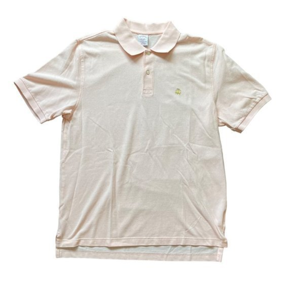 Brooks Brothers Men's 100% Cotton Golden‎ Fleece Original Fit Polo Shirt Size L